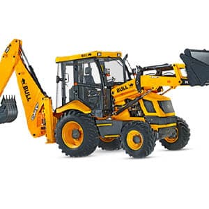BULL backhoe loader in the Feeler plant range