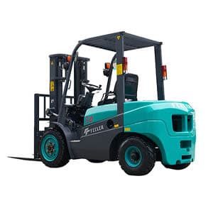 Feeler counterbalance forklift
